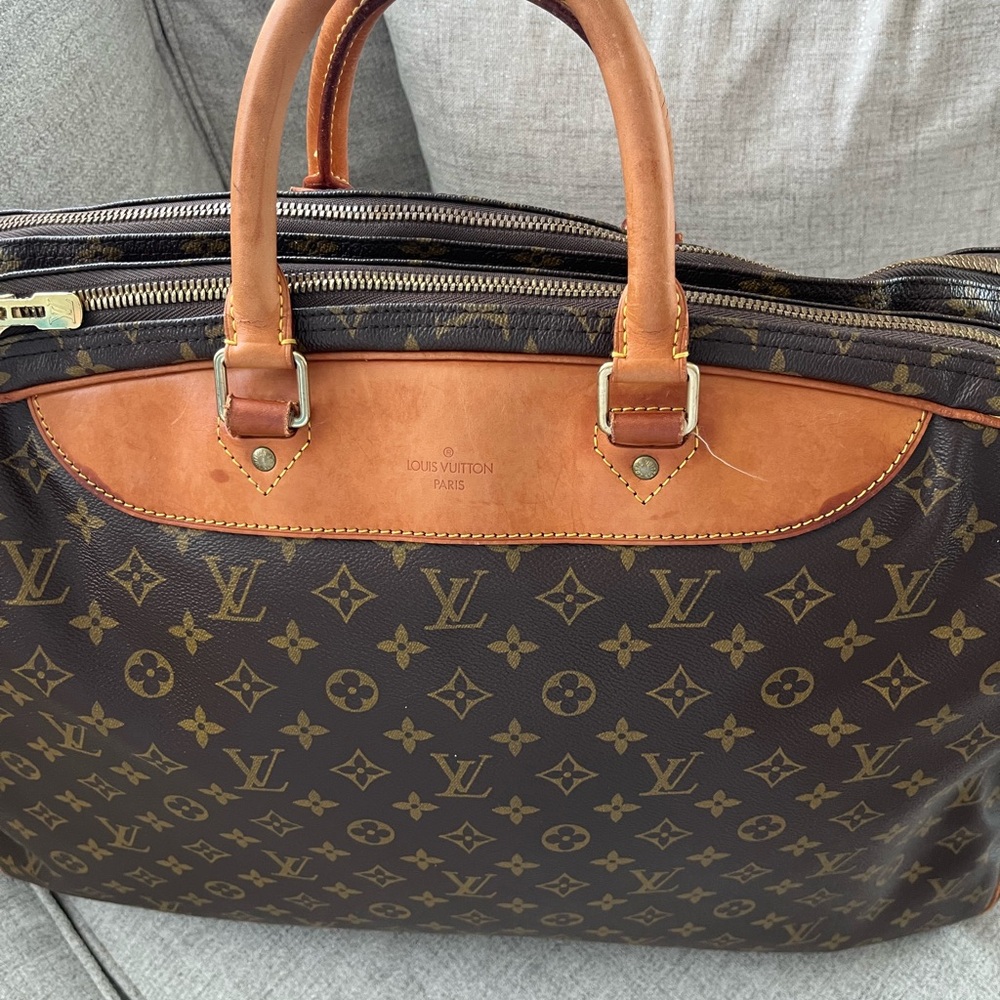 Louis Vuitton LV Travel Bag Alize 2 Pouches Brown Monogram - Picture 3 of 13
